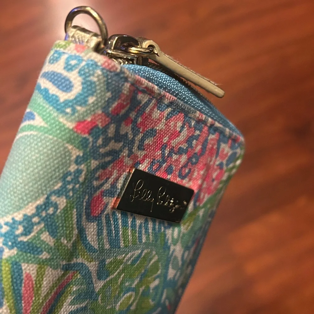 Lilly Pulitzer Multicolor Tropical Floral Zip Phone Wallet